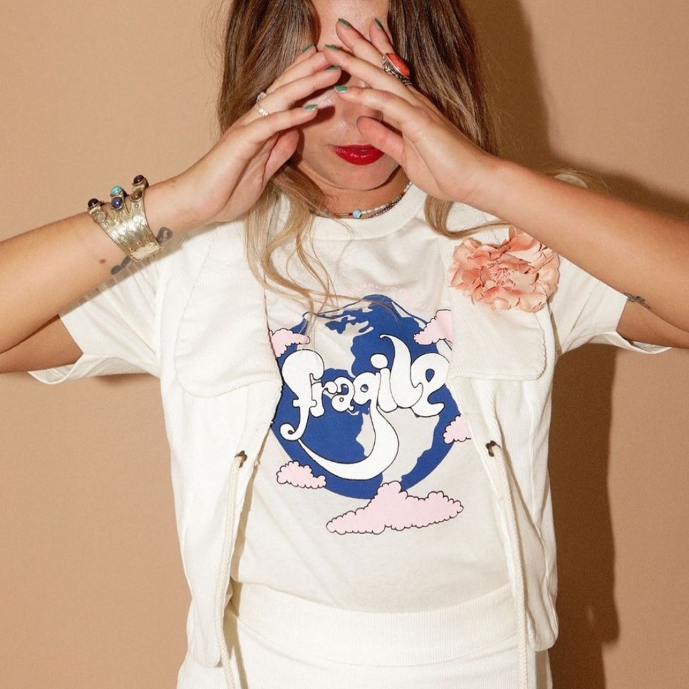 Sugarhigh Lovestoned Fragile Tee Shirt NWT